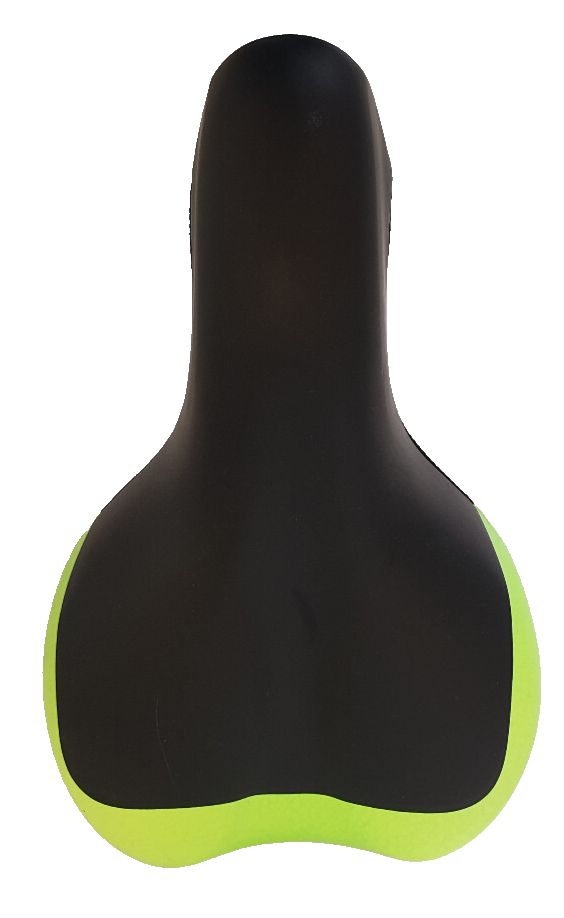 Fahrradsattel für 20"/ 24" Kinderfahrräder, schwarz/grün