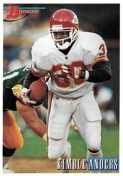 Anders, Kimble / 1993 Kansas City Chiefs / Bowman #57