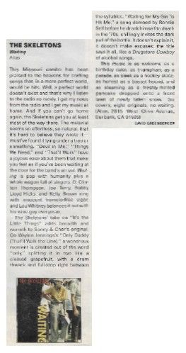 Skeletons, The / Waiting / 1992