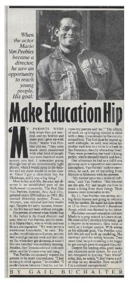 Van Peebles, Mario / Make Education Hip / 1993