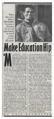 Van Peebles, Mario / Make Education Hip / 1993