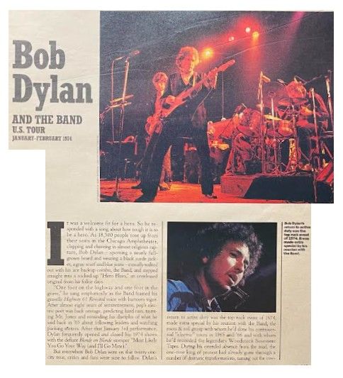 Dylan, Bob--The Band / U.S. Tour January-February 1974