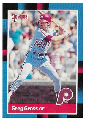 Gross, Greg / 1988 Philadelphia Phillies / Donruss #412