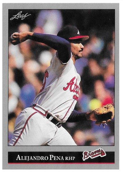Pena, Alejandro / 1992 Atlanta Braves / Leaf #489