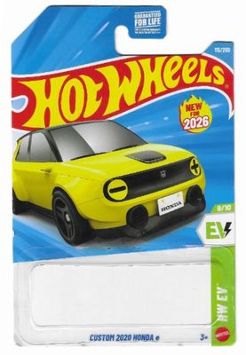 Hot Wheels / Custom 2020 Honda e / 2026