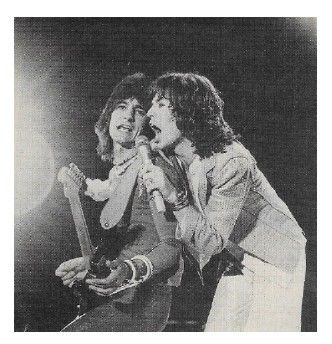 Rolling Stones, The / Ron Wood and Mick Jagger On Stage / 1970s