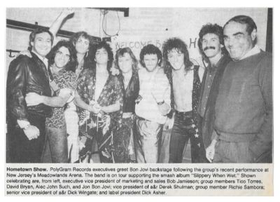 Bon Jovi / Hometown Show. / 1986