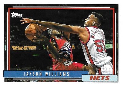 Williams, Jayson / 1992-93 New Jersey Nets / Topps #238