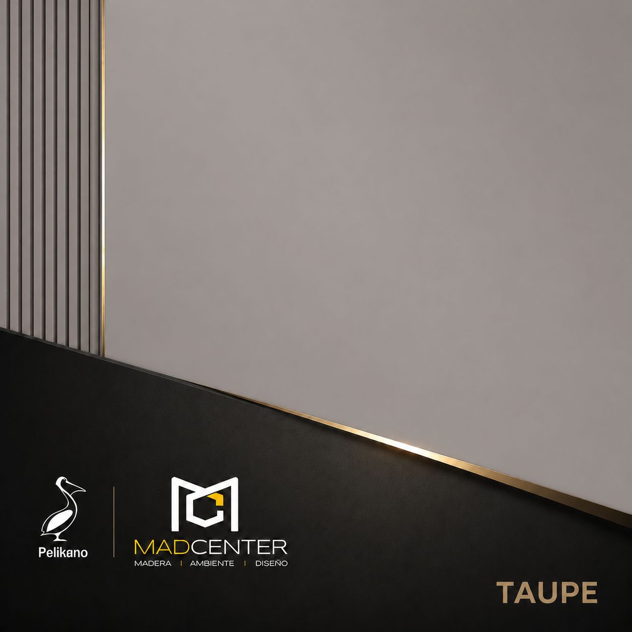 Fondo Pelikano MDP Taupe Una Cara Fondo Pelikano MDP Taupe Una Cara