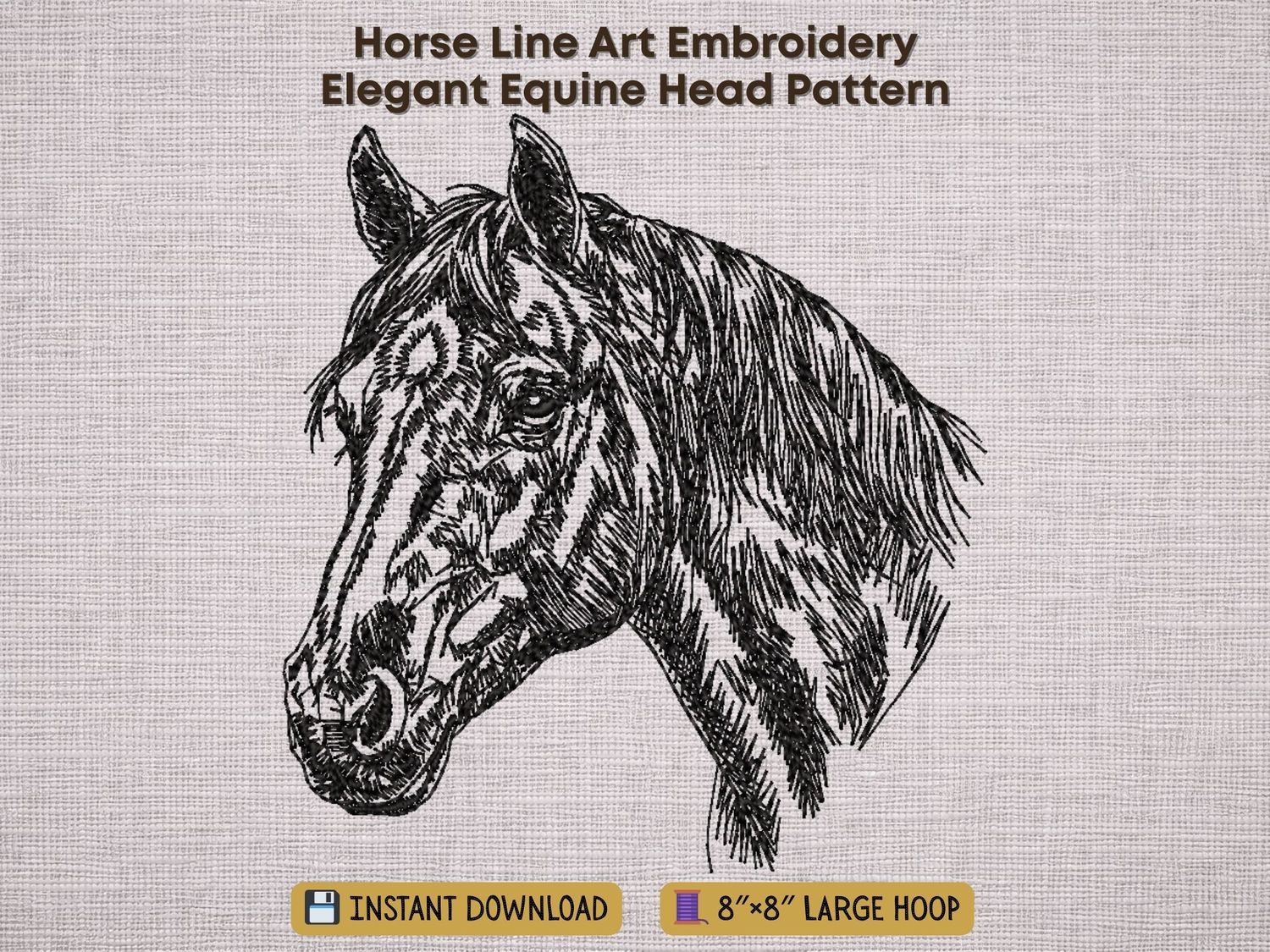 Horse Outline - Large Design