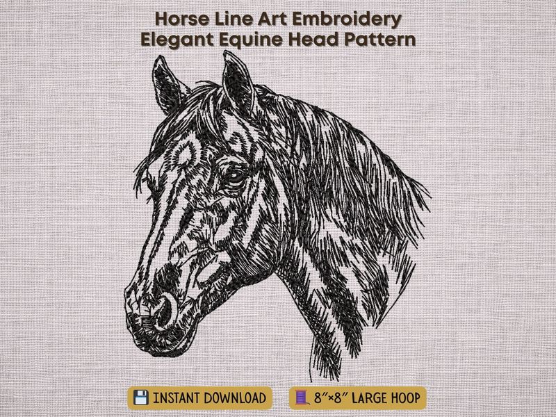 Horse Outline - Large Design