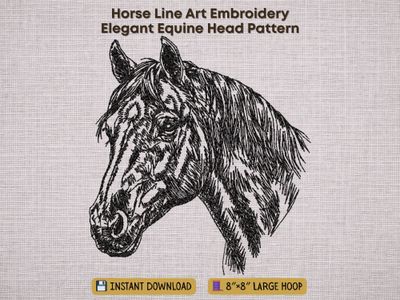 Horse Outline - Large Design