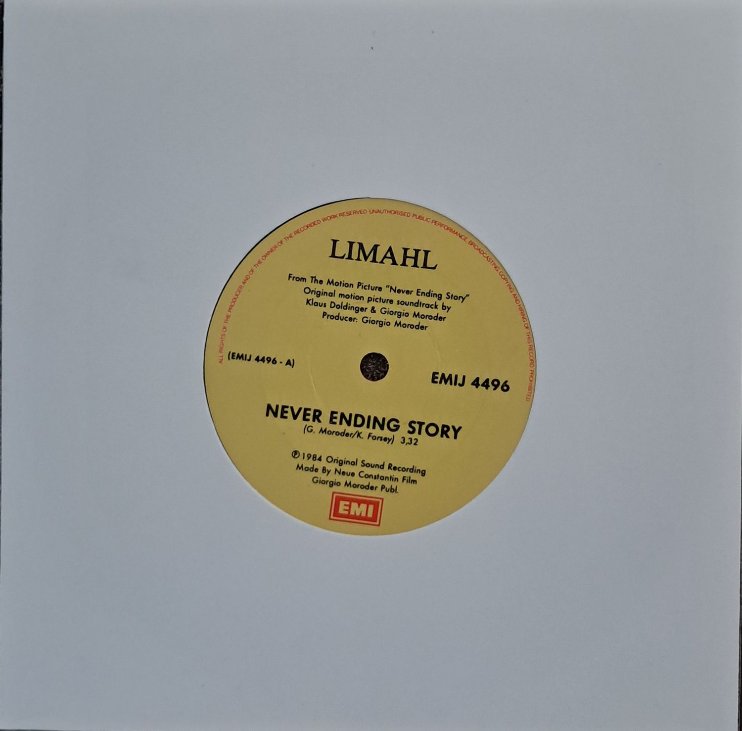 Limahl – The NeverEnding Story (1984)