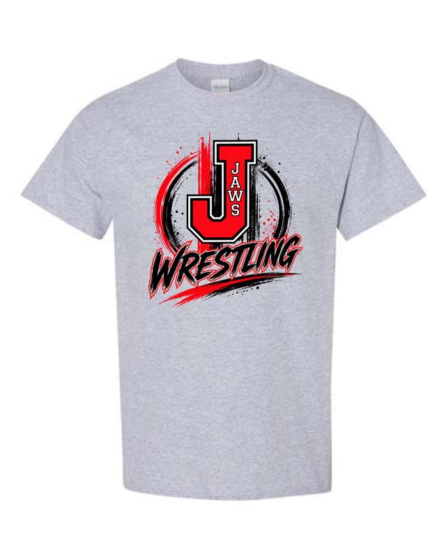 JAWS-5000 SPORT GREY UNI-SEX T-SHIRT
