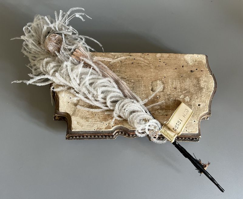 Original 1920's Feather Flapper Headband Adornment