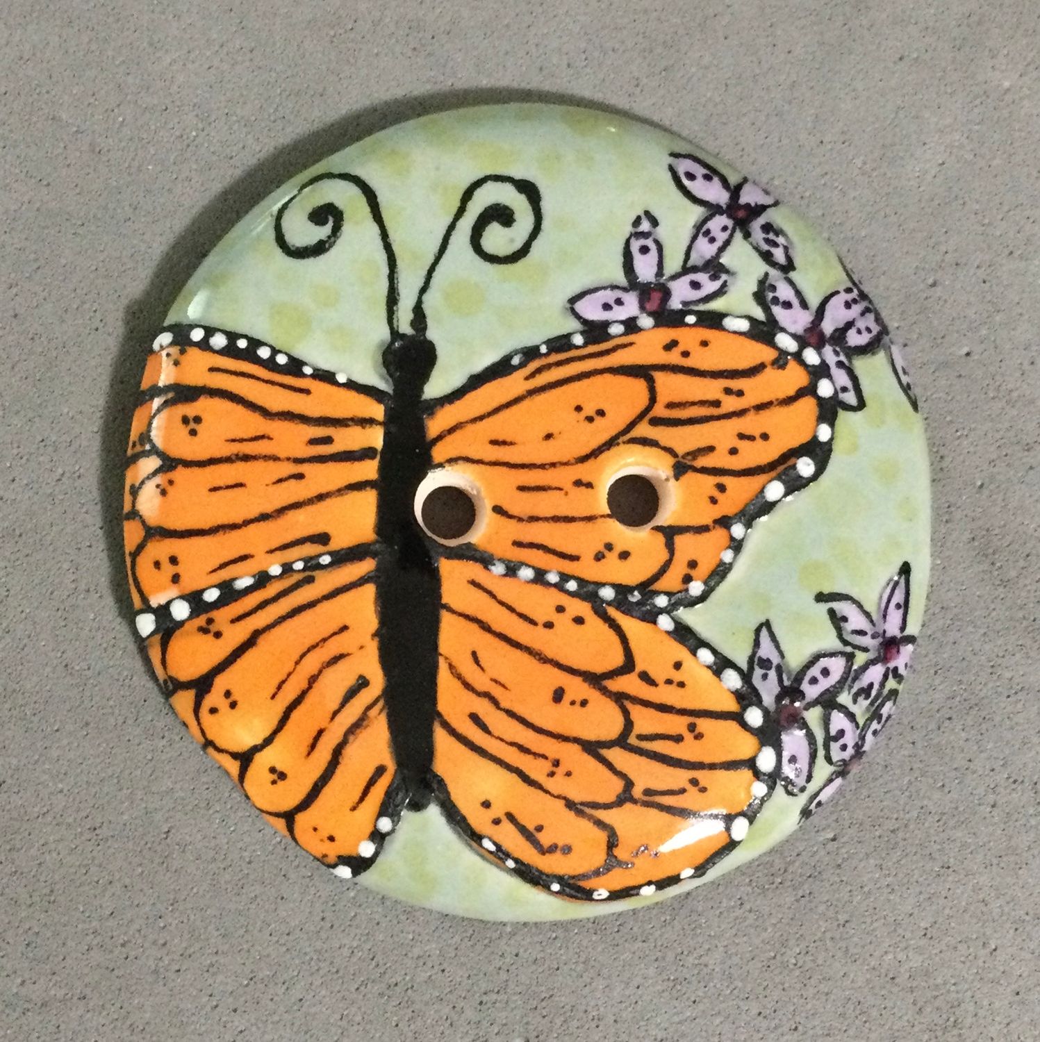 Damyanah Studio Orange Butterfly, Large