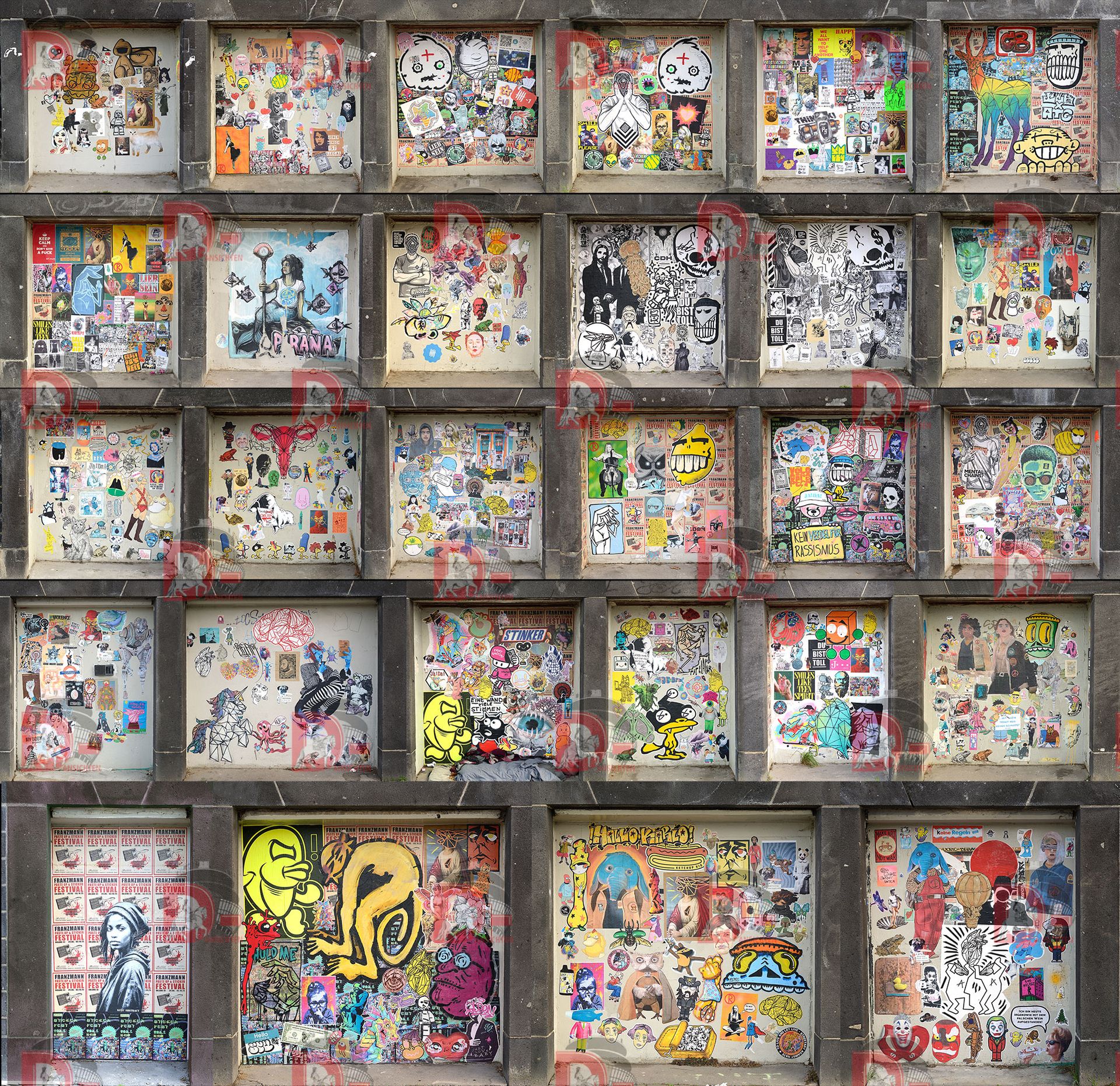 Untere Rheinwerft - Zeitgeschehen