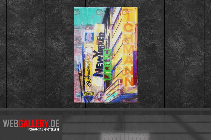 Schadowstraße, gemalt Schadowstraße, gemalt