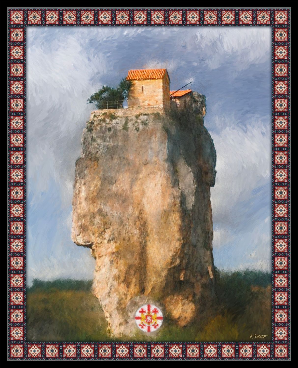 Georgien Motiv 4, gerahmt Georgien Motiv 4, gerahmt