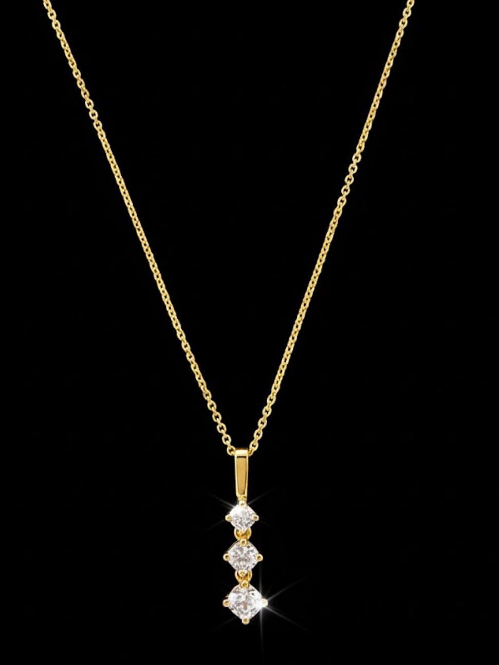 Timeless Sterlingsilber Kollektion 99092991450  Collier 45 cm 925 Silber vergoldet