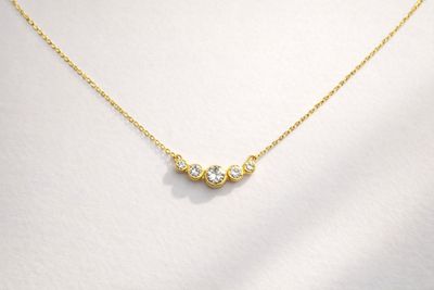 Goldkette Anhänger  42 cm verstellbar Gold 585 Anhänger mit Kette