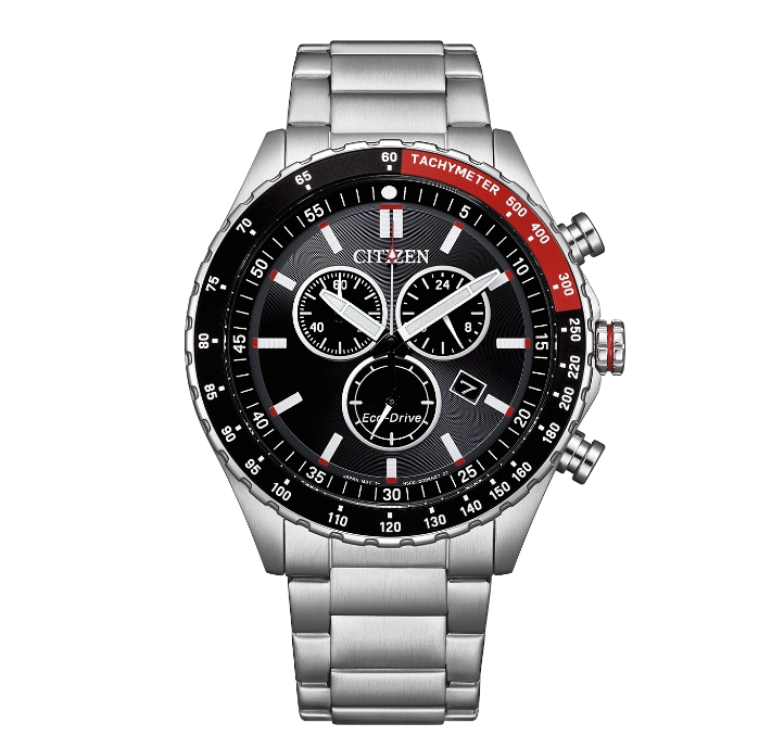 Citizen AT2566-88E Herren Edelstahl schwarz ⌀ 43mm Solar Eco Drive technology