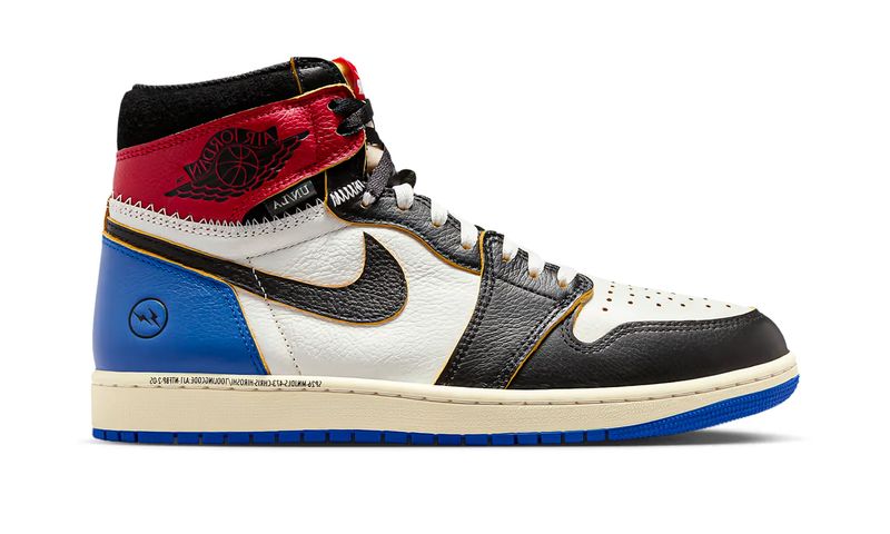 Air Jordan 1 Retro High OG SP Fragment x Union LA Varsity Red Sport Royal