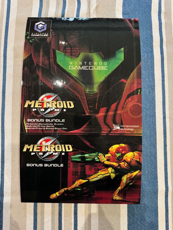 SLEEVE - Gamecube Metroid Prime Pak Bonus Bundle Box Sleeve / Slip Cover USA/NTSC DOL-S-M003 045496941000 for Nintendo Game Cube