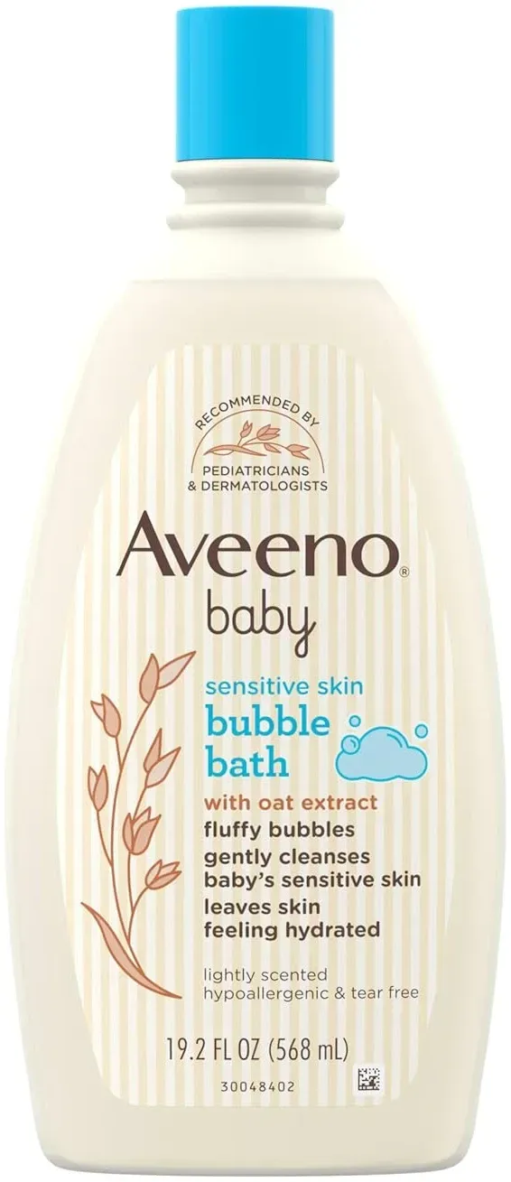 Baby Sensitive Skin Bubble Bath with Oat Extract 568ml