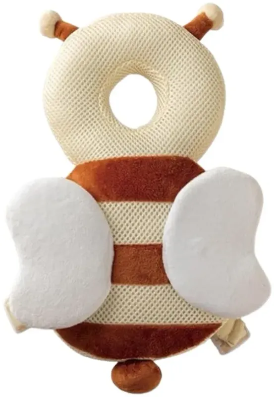 Toddler Baby Head Protection Cushion Backpack Wear- Bee