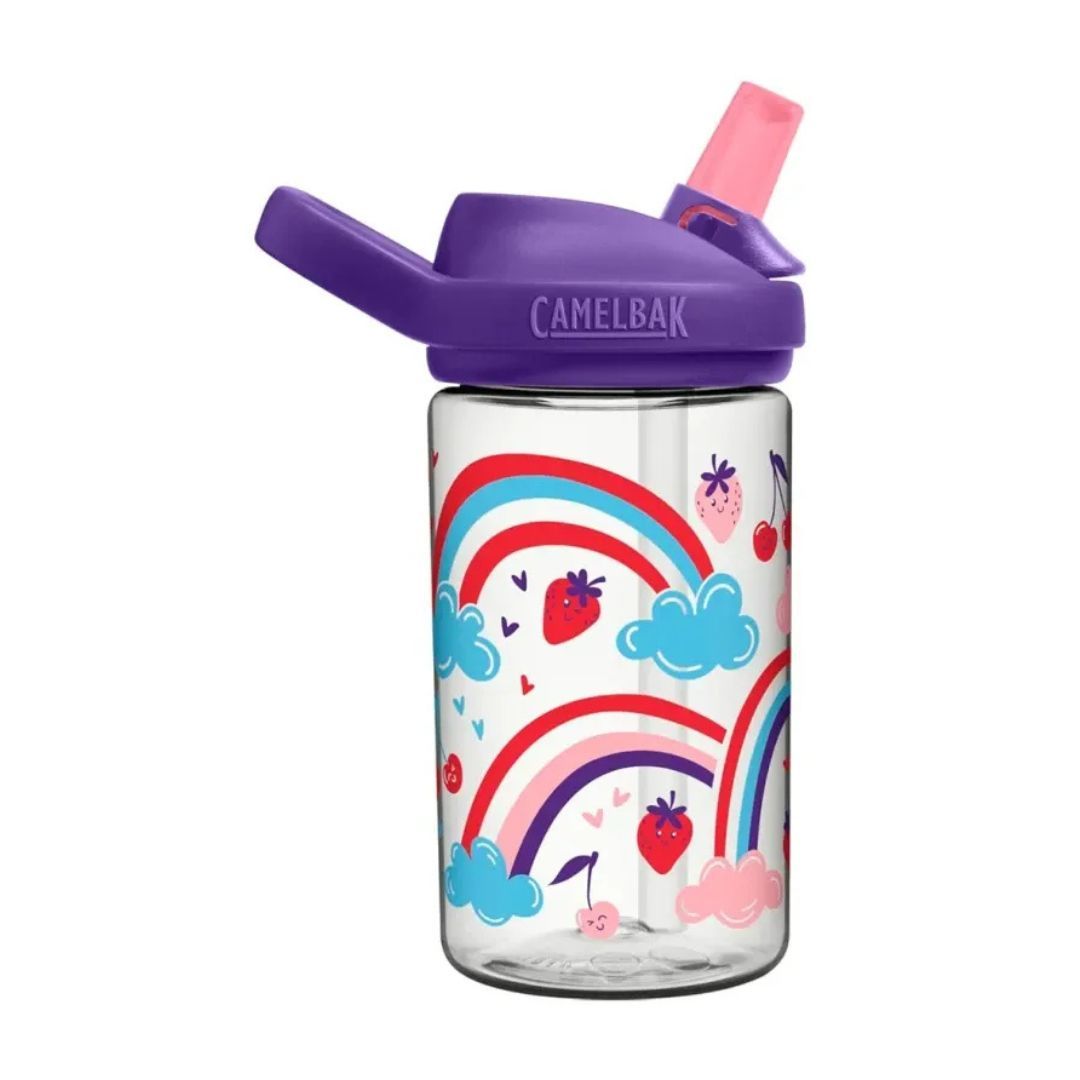 CamelBak Eddy+ Kids Water Bottle with Tritan Renew 14oz Berry Rainbow