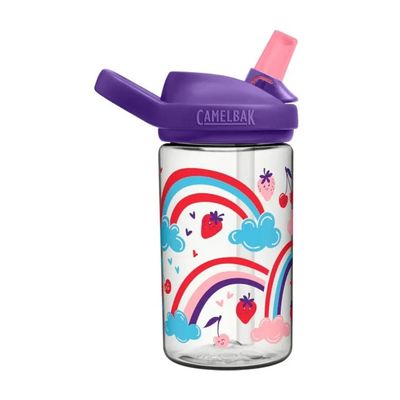 CamelBak Eddy+ Kids Water Bottle with Tritan Renew 14oz Berry Rainbow