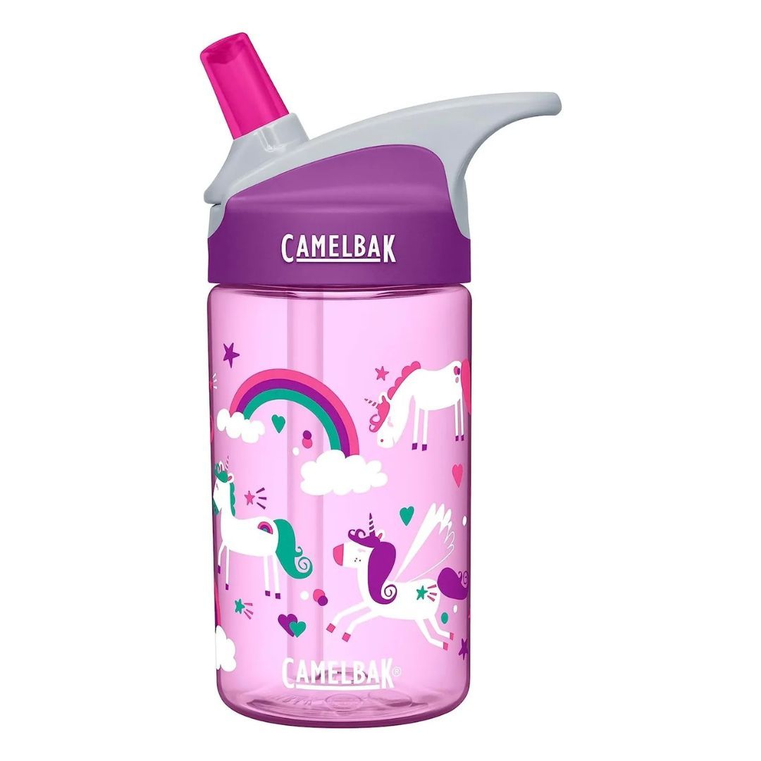 CamelBak Eddy Kids Water Bottle Kids Big Bite Valve – Spill Proof - BPA-Free Water Bottle Unicorns