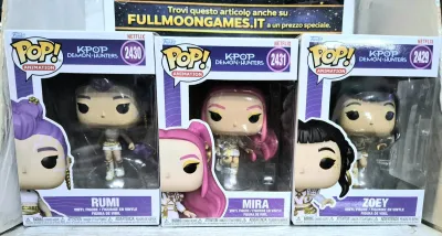 Funko Pop! Animation Netflix K-Pop Demon Hunters Bundle Rumi + Mira + Zoey