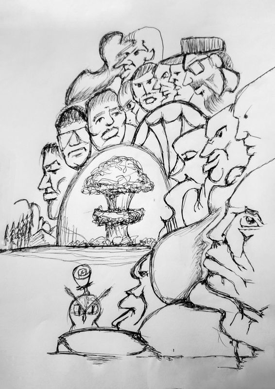 NYC 26 - Darrel Overton - Faces watching a mushroom