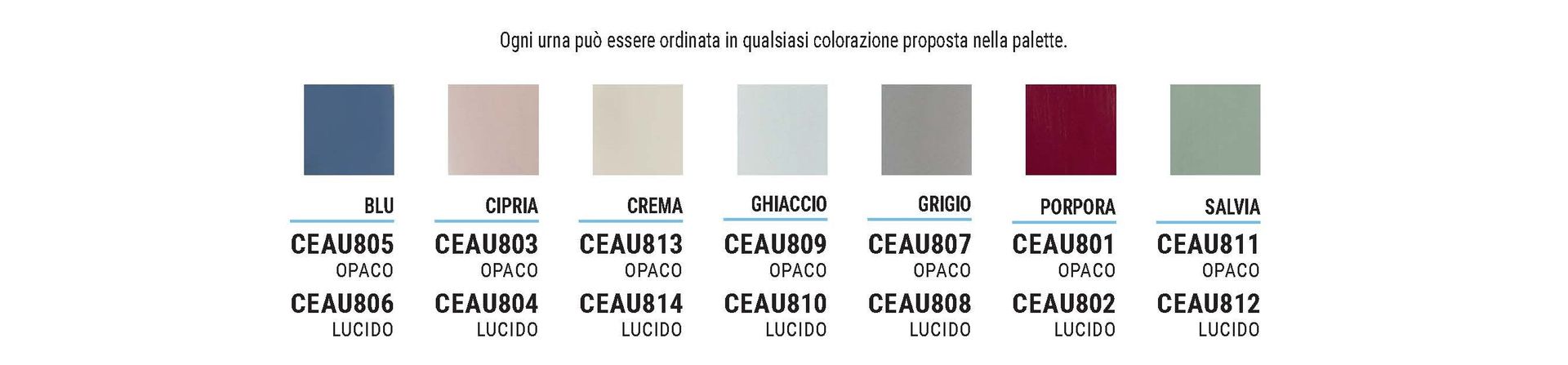 Urna Athena - Cipria Lucida