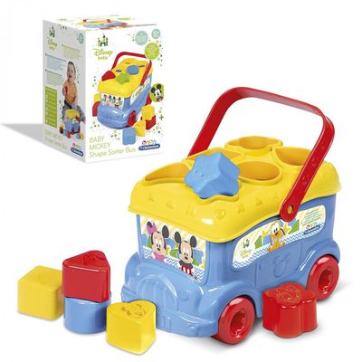 Clementoni Mickey Shape Sorter Bus Inserimento Forme