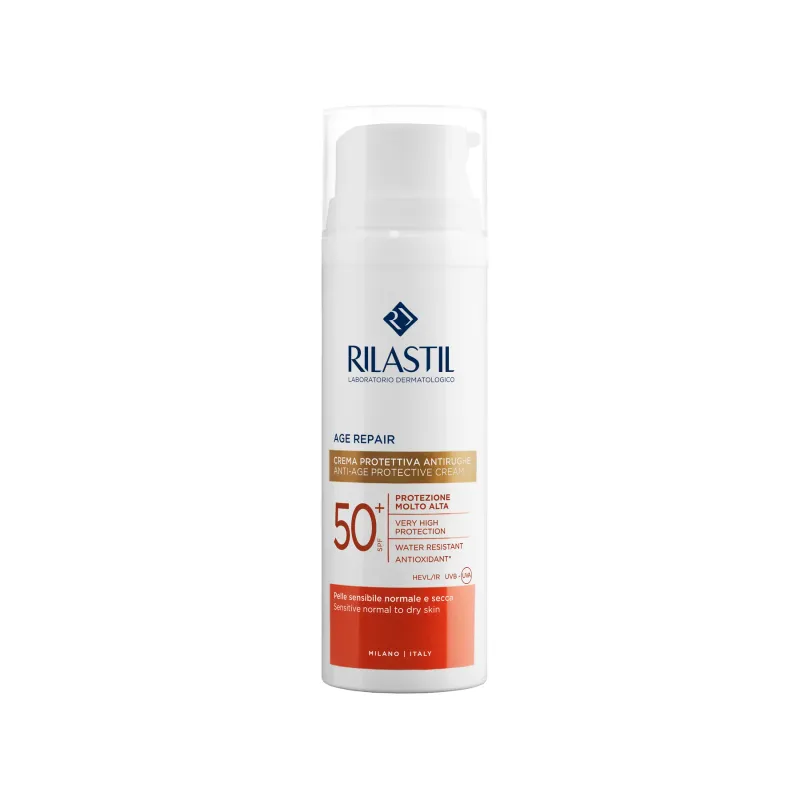 Rilastil Age Repair Crema Protettiva Antirughe  Protezione Molte Alta 50+ SPF 50ml