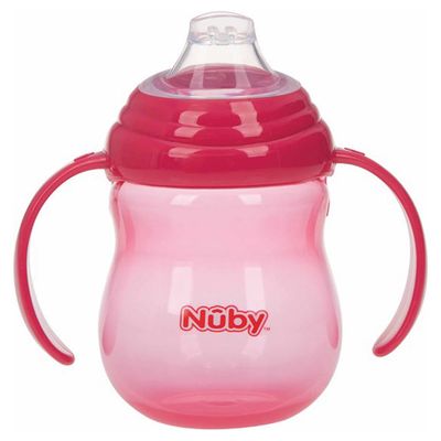 Nuby Tazza Antigoccia con Manici rosa da 270ml