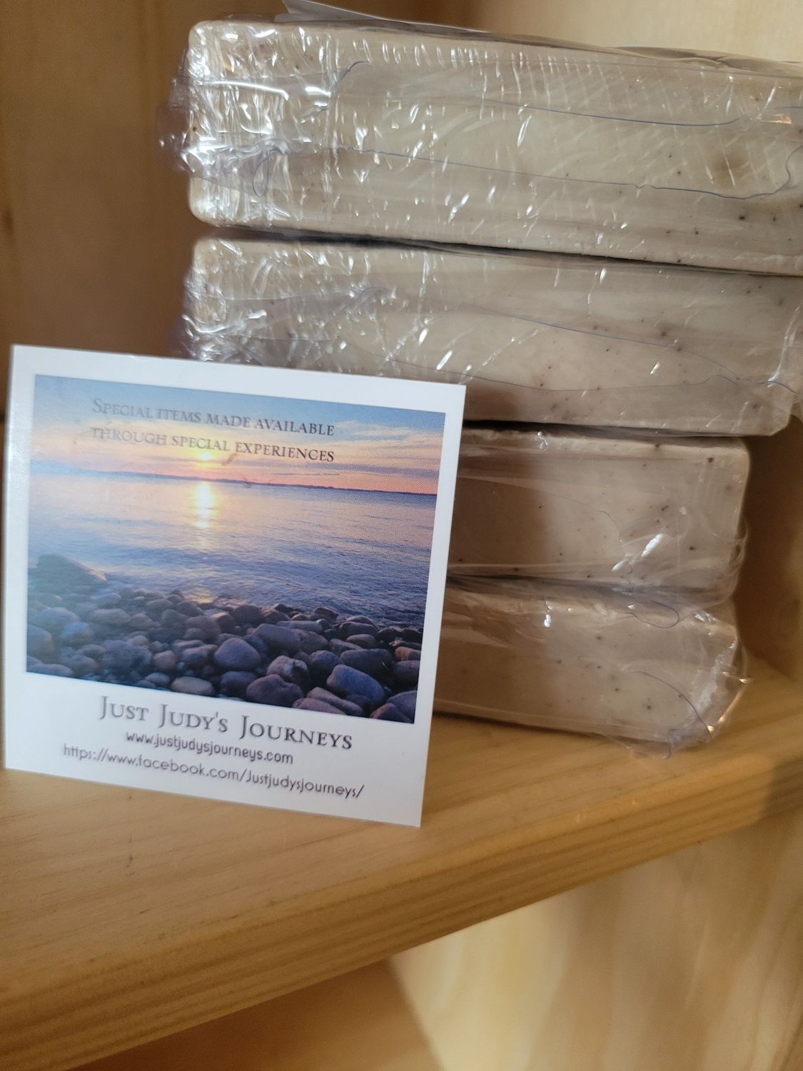 Soap-Judy's Ground Coffee Soap with Oatmeal &amp; Shea Butter 4.2-4.3 ozs( 119-121gms)