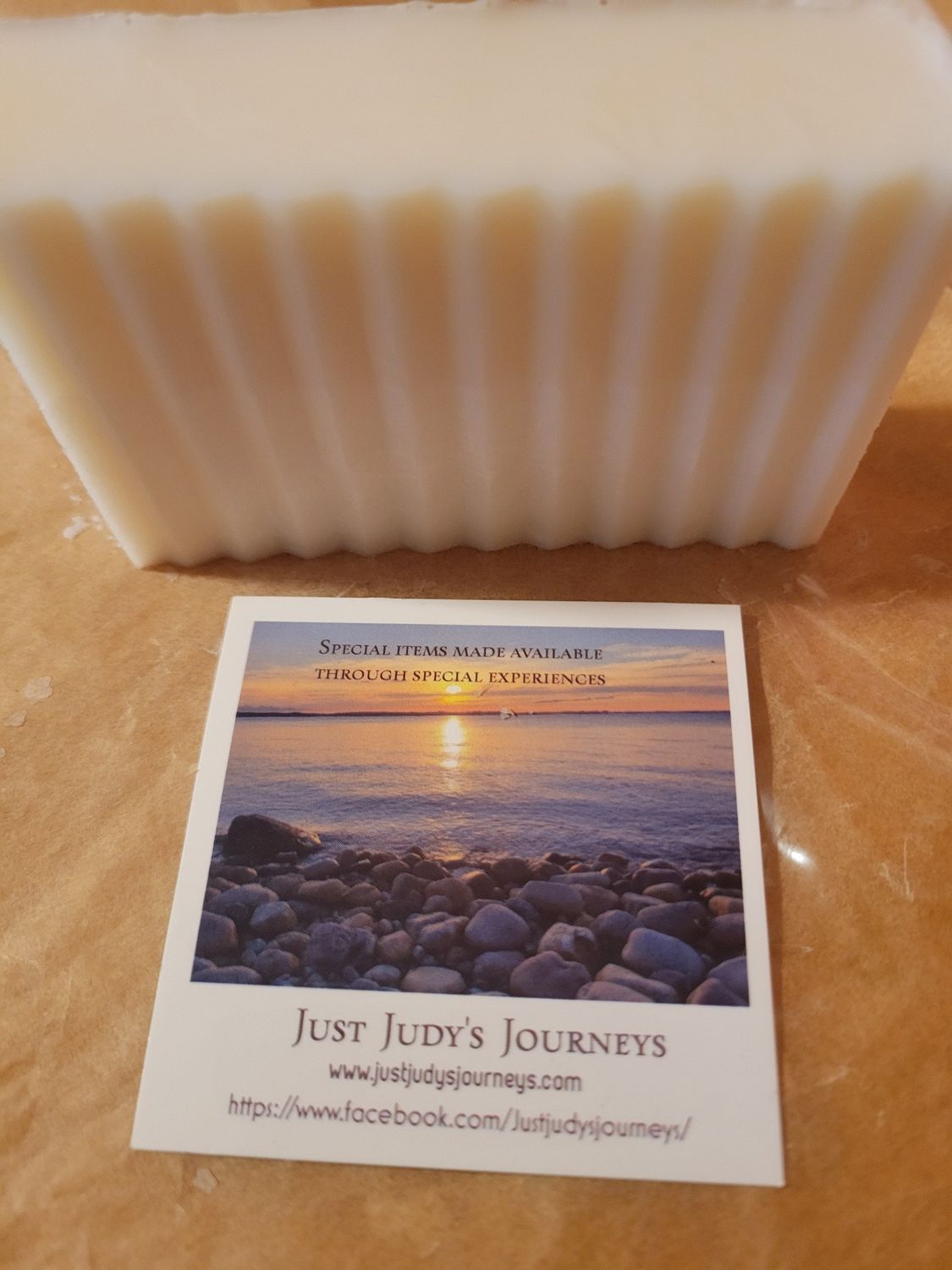 Soap-Judy's Hazelnut Coffee Soap Bar-Goats Milk  4.3-4.5  ozs (121-127gms)