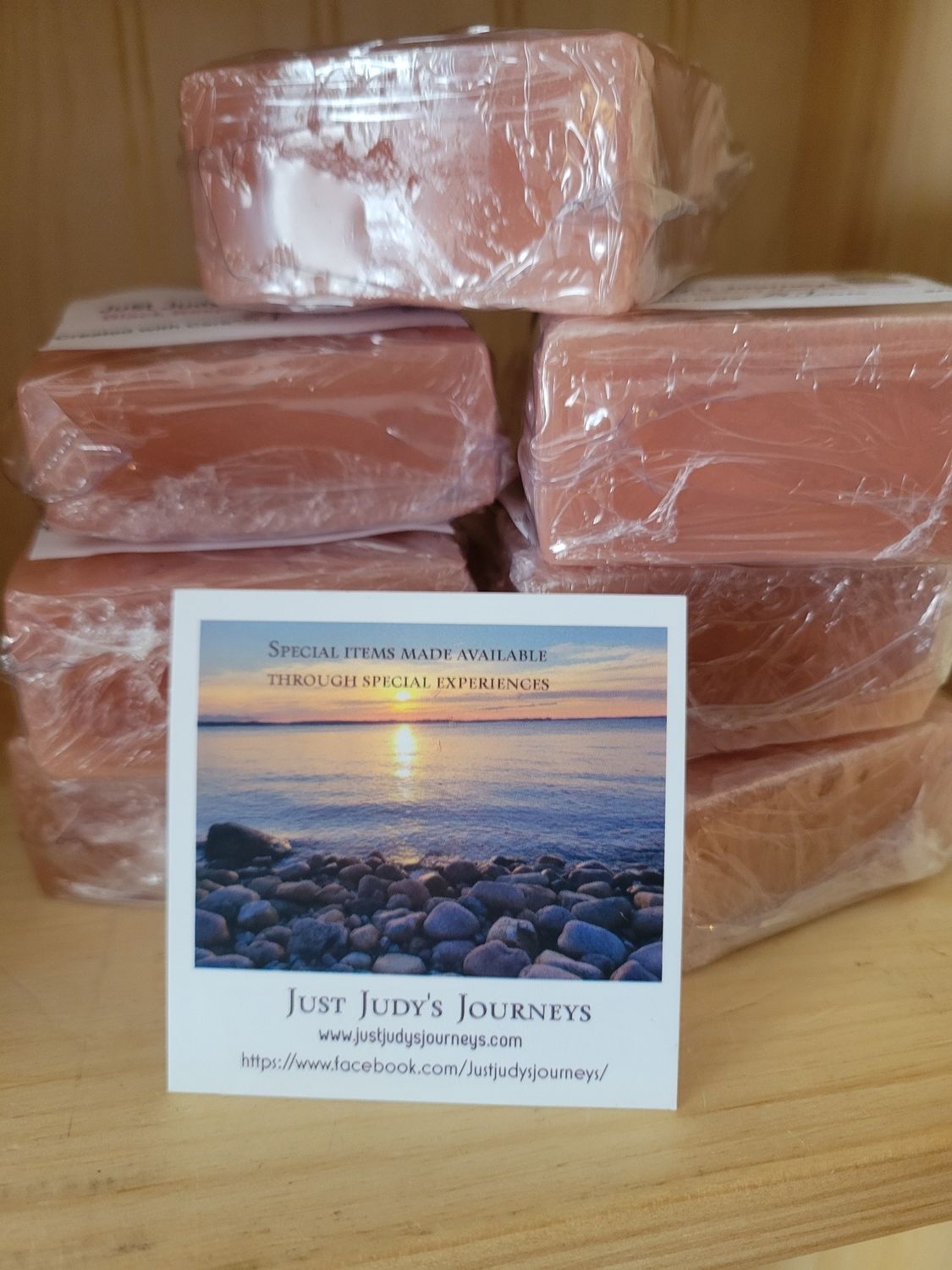 Soap-Judy's Black Raspberry Vanilla with Pink Kaolin Clay 4.1-4.2 ozs (116-119gms)
