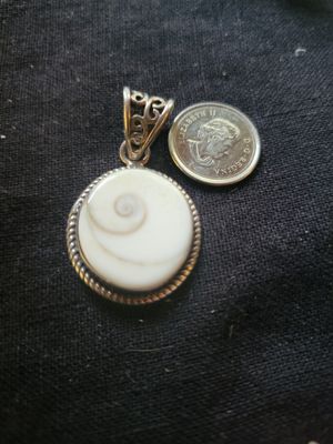 Pendant Cat's Eye (aka Shiva eye) Sterling Silver-India WAs $75.00