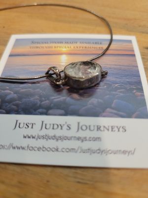 Pendant Clear Quartz Sterling Silver/with chain (India)  WAS$85