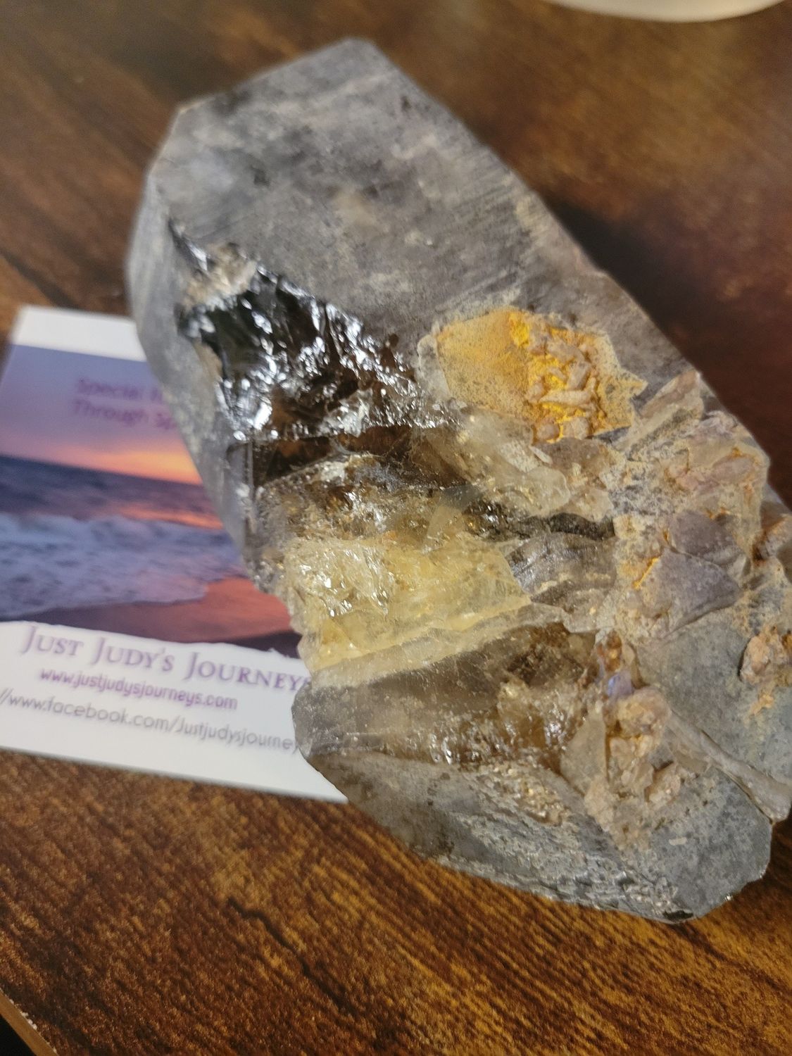 Crystal Rough Chunk (untreated) Large Citrine 11ozs!! (Africa) WAS$300+)