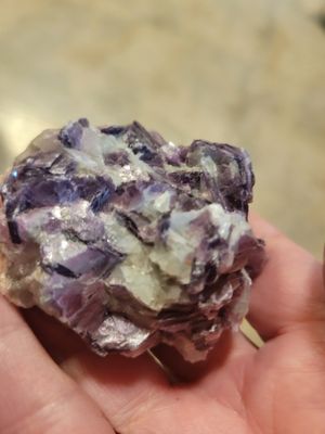 Crystal Lepidolite Mica Chunk 4.7 ozs WAS$50