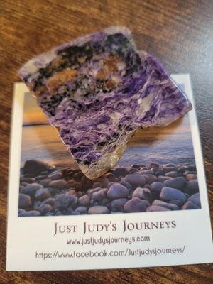 Crystal Charoite Slab WAS$75