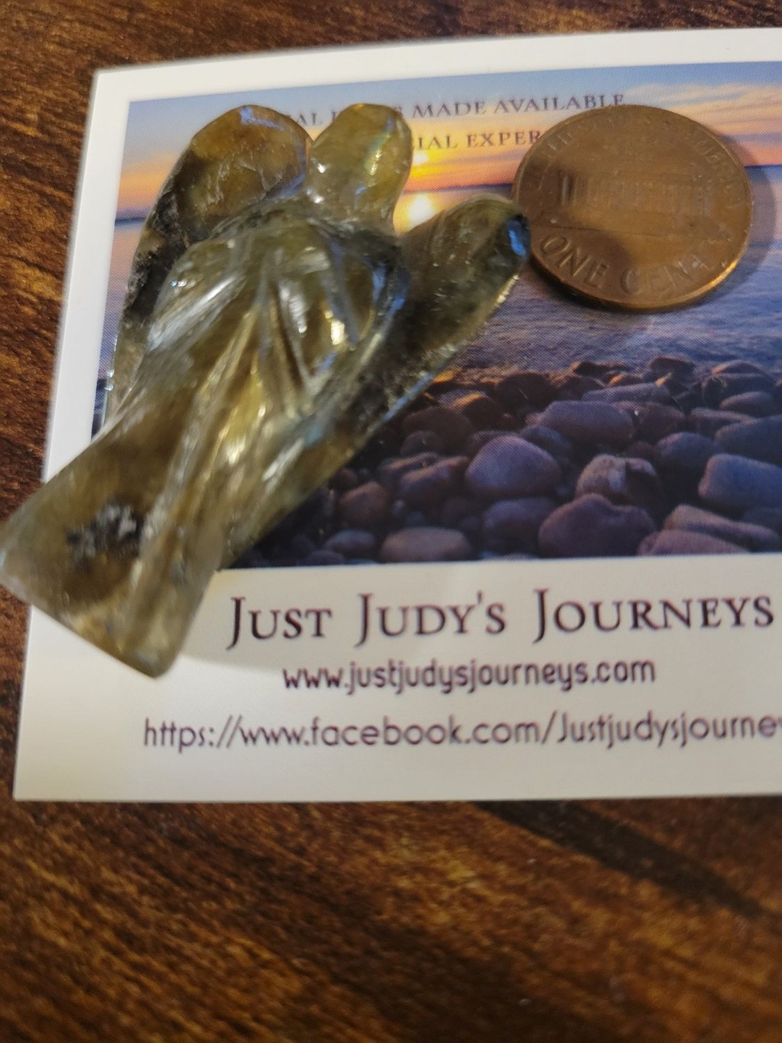 Crystal Angel Labradorite1 3/4  inch