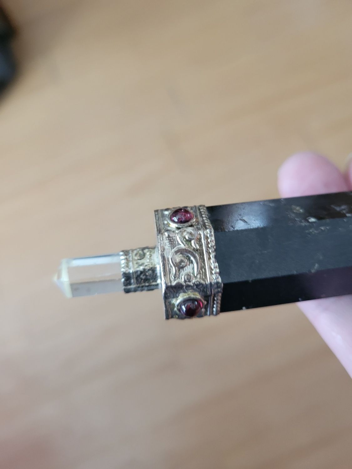 Crystal Black TourmalineWand WAS$75 (shop worn) 7 inches