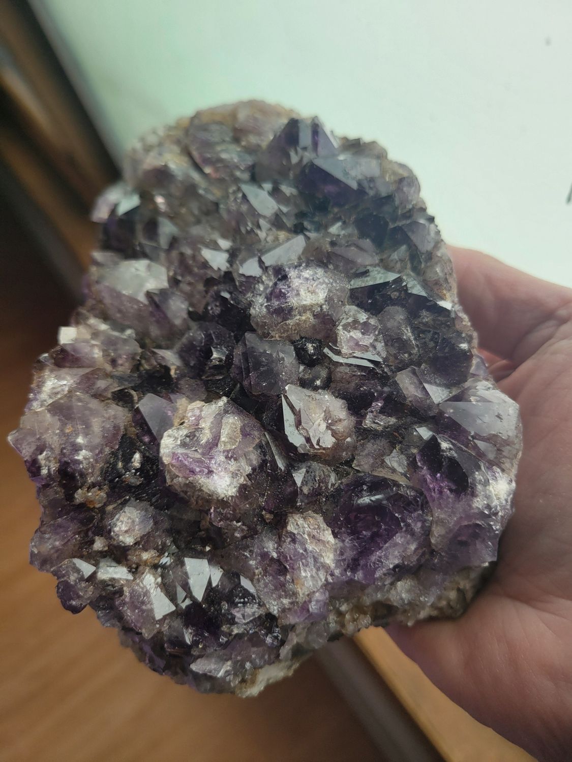Crystal Amethyst Dark Purple Chunk 3lbs 6 ozs!! WAS$200